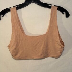 Jockey Nude/Tan Seamless Scoop Bralette size large